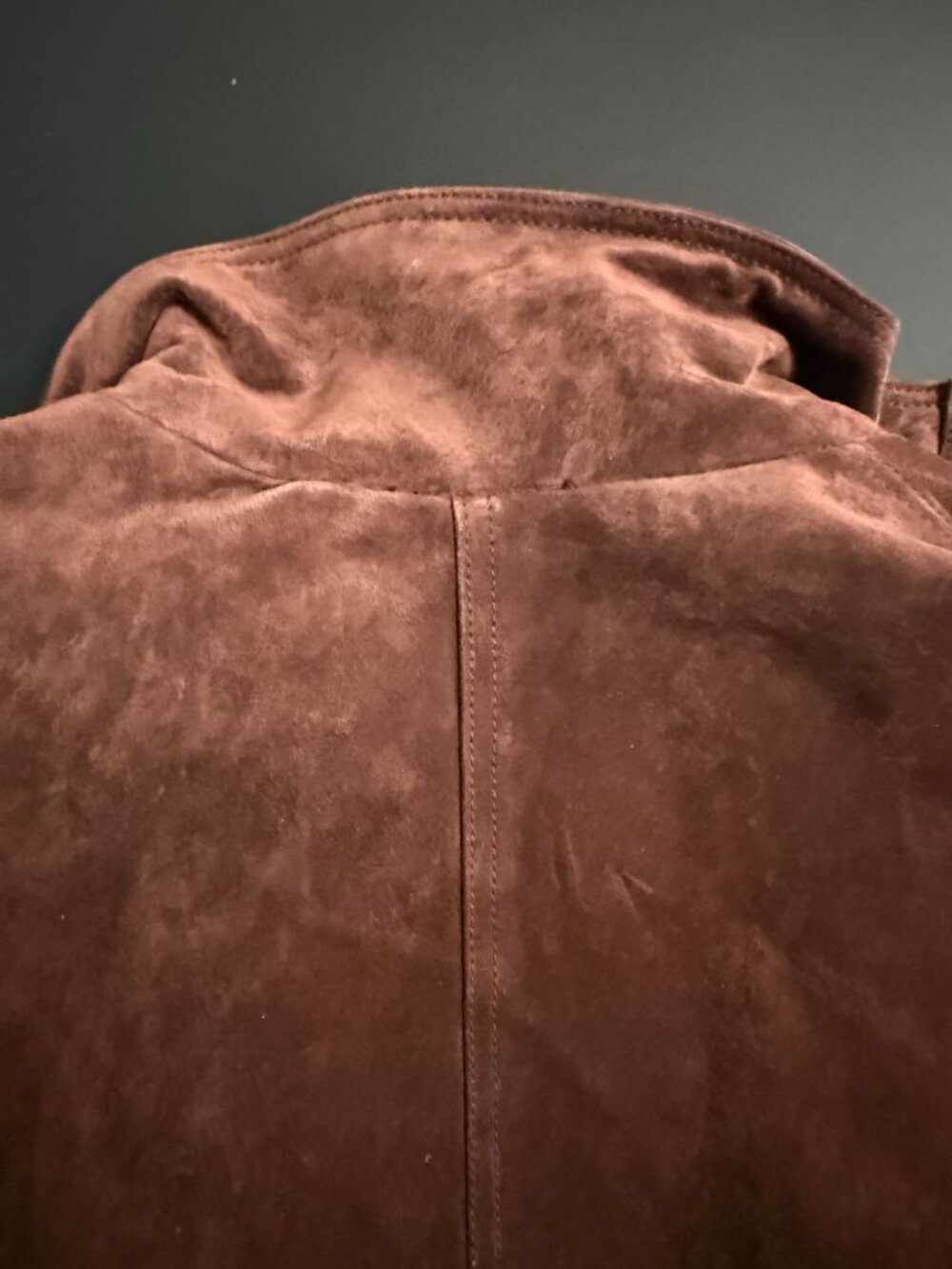 NWT Zara S Dark Brown Suede Leather Jacket - Picture 16 of 16